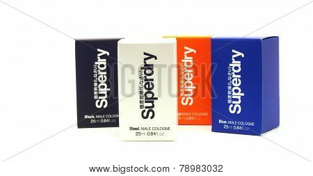 Four Bottles Of Superdry Male Cologne