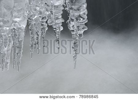 Icicles On The Water.