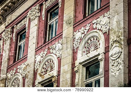 Old Postcard Of One Historical Building.Timisoara, Romania