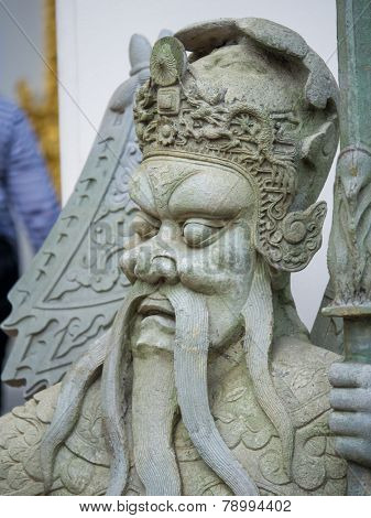 Wat Phra Kaew (the temple in grand palace) in Bangkok Thailand