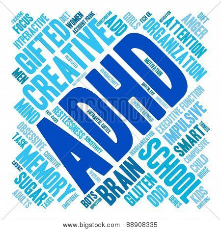 ADHD Word Cloud