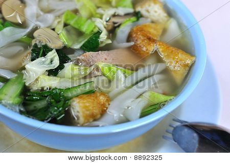 น้ำซุปก๋วยเตี๋ยวจีนเจ