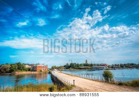 Sea Fortress. Residential Building At Suomenlinna In  Helsinki,