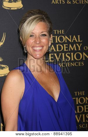 LOS ANGELES - FEB 24:  Laura Wright at the Daytime Emmy Creative Arts Awards 2015 at the Universal Hilton Hotel on April 24, 2015 in Los Angeles, CA