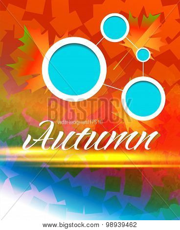 Autumn bright background