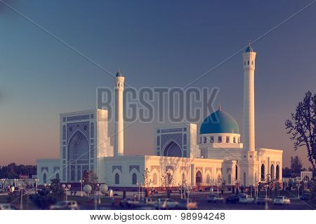 Mosque At Sunset