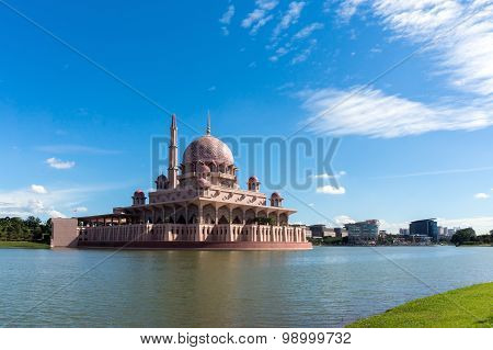 Mosque by the lakeside