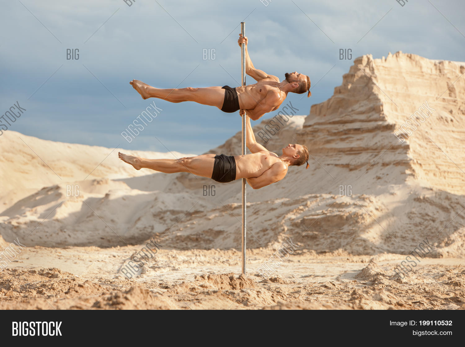 Two Men Acrobats Dance Image Photo Free Trial Bigstock