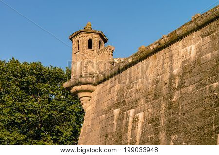 Medieval Pidhirtsi Castle in sunset summer light, Pidhirtsi village, Lviv region, Ukraine≠