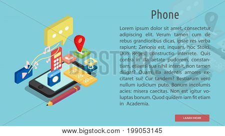 | Isomatric Banner Design with hight quality vector | Use for business, marketing, concept and much more. The set can be used for several purposes like: websites, print templates, presentation templates, and promotional materials.