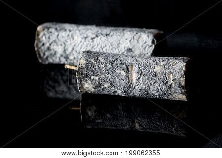 Studio Shot Of French Goat Cheese Saint Maure
