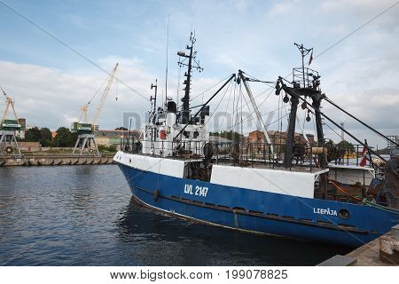 Port Of Liepaja, Latvia