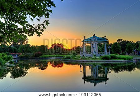 The bandstand in Forest Park St. Louis Missouri.