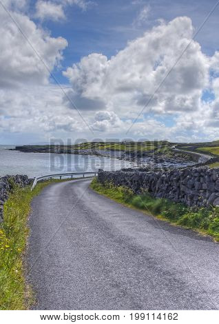 Inishmore on the Aran Islands in Ireland.