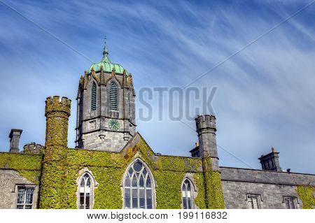 GALWAY IRELAND - JUNE 2 2017 - The National University of Ireland in Galway.