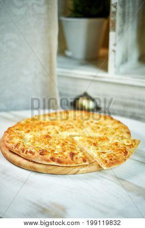 Ajarian traditional flatbread - khachapuri or hachapuri jpg