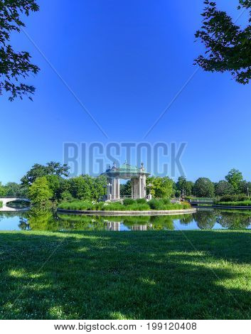 The Forest Park bandstand in St. Louis Missouri.