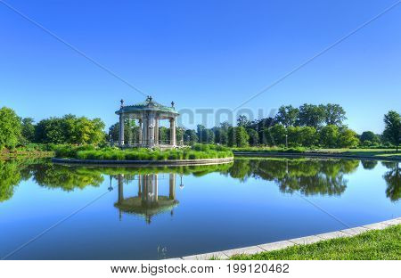 The Forest Park bandstand in St. Louis Missouri.