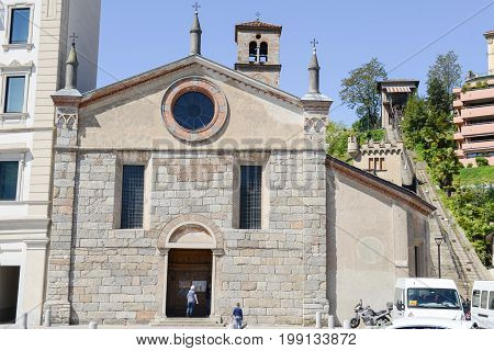 The Church Of Santa Maria Degli Angioli At Lugano