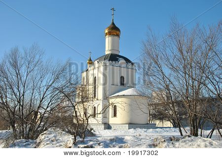 Russian church in winter