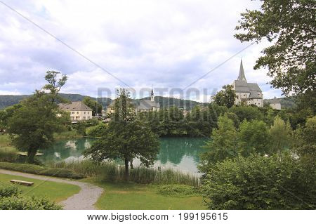 Church Maria Woerth Austria Church Maria Woerth Austria