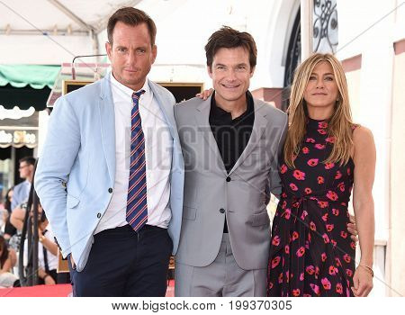 LOS ANGELES - JUL 26:  Will Arnett, Jason Bateman and Jennifer Aniston Walk of Fame honors Jason Bateman on July 26, 2017 in Hollywood, CA                