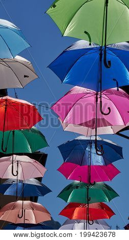 Umbrella Hung In The Wind