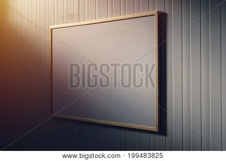 Blank whiteboard in the office white board as copy space for business or education message text or graphics