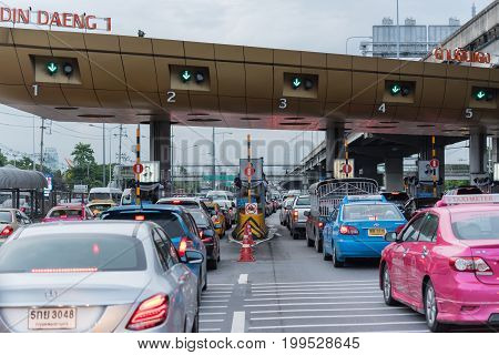 Gate For Expressway Fee Payment In Bangkok By Exat