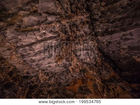 Flowstones In The Famous Cango Caves In South Africa