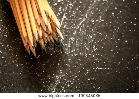 A Variety Of Graphite Pencils