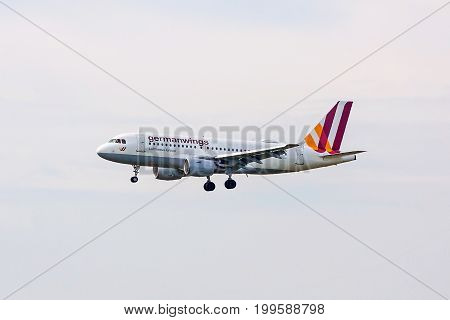 Germanwings Airplane During Landing