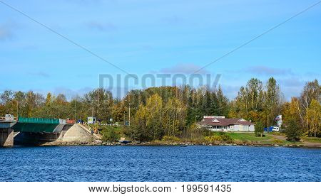 Autumn Scenery In Vyborg, Russia