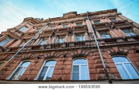 Old Buildings Located In Vyborg, Russia