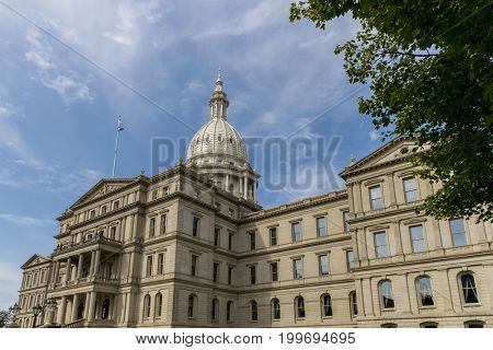The Michigan State Capitol is the building that houses the legislative branch of the government of the U.S. state of Michigan. 