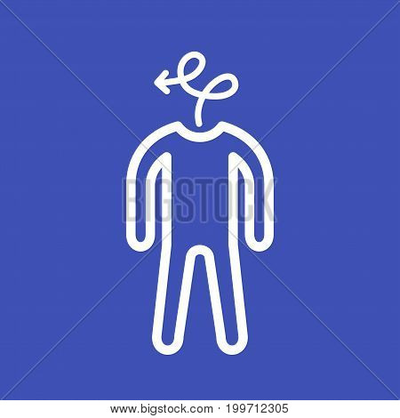 Person, office, indirect icon vector image. Can also be used for Personality Traits. Suitable for mobile apps, web apps and print media.