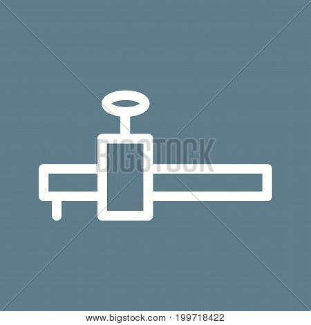 Wood, gauge, scribe icon vector image. Can also be used for Hand Tools. Suitable for use on web apps, mobile apps and print media.
