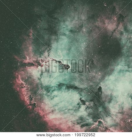 The Elephant's Trunk Nebula In Ic 1396. Constellation Cepheus.