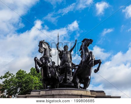 Boadicea Monument In London (hdr)
