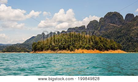 Cheow Lan lake Khao Sok National Park, Thailand.
