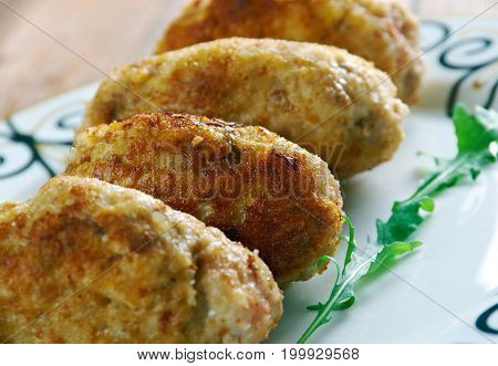 Kadinbudu Kofte - Turkish traditional Food. close up meal
