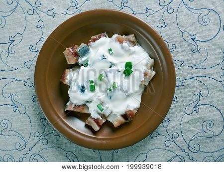 Estonian  Herring In Sour Cream