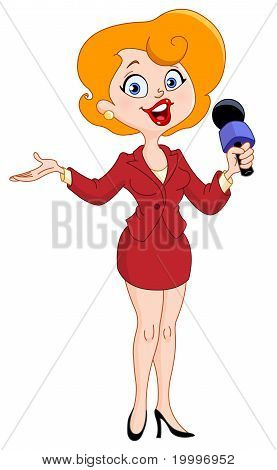 Female Reporter