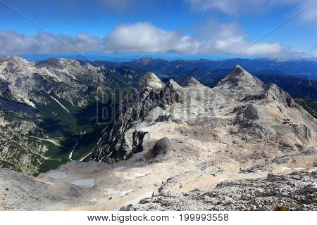 Kredarica Hut 2,515 m in Triglav National Park, Slovenia, Europe