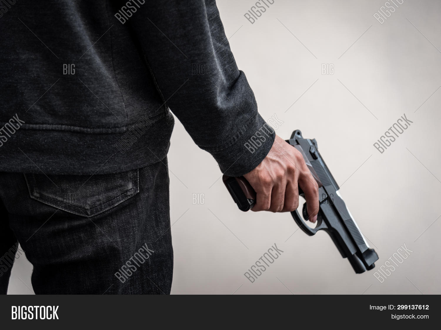 Man Holding Gun Hand, Image & Photo (Free Trial) | Bigstock