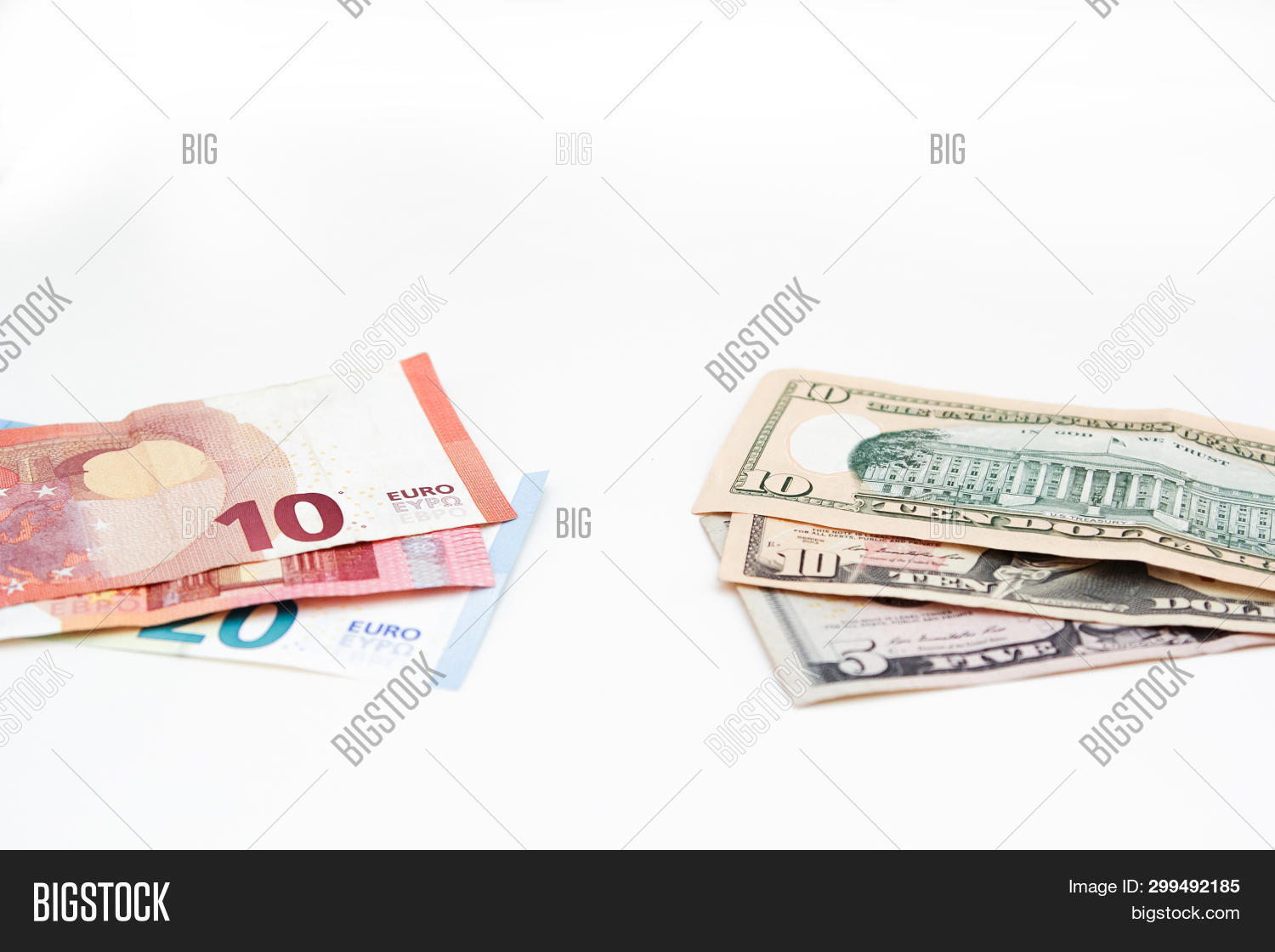 American Euro Dollars Image Photo Free Trial Stock American Euro Dollars Image Photo