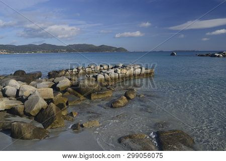 View Of Porto Giunco Beach In Villasimius