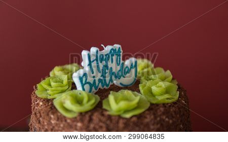 Detail Of Birthday Cake