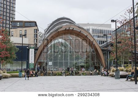 Millenium Gardens, Sheffield, South Yorkshire, Uk - September 2013