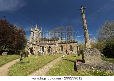 South Newington, Oxfordshire, England, 5th May 2016, View Of St Peter Ad Vincula Church